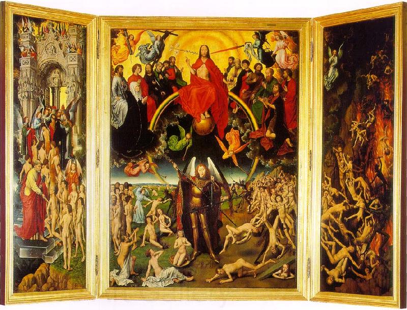 Hans Memling The Last Judgment Triptych Germany oil painting art